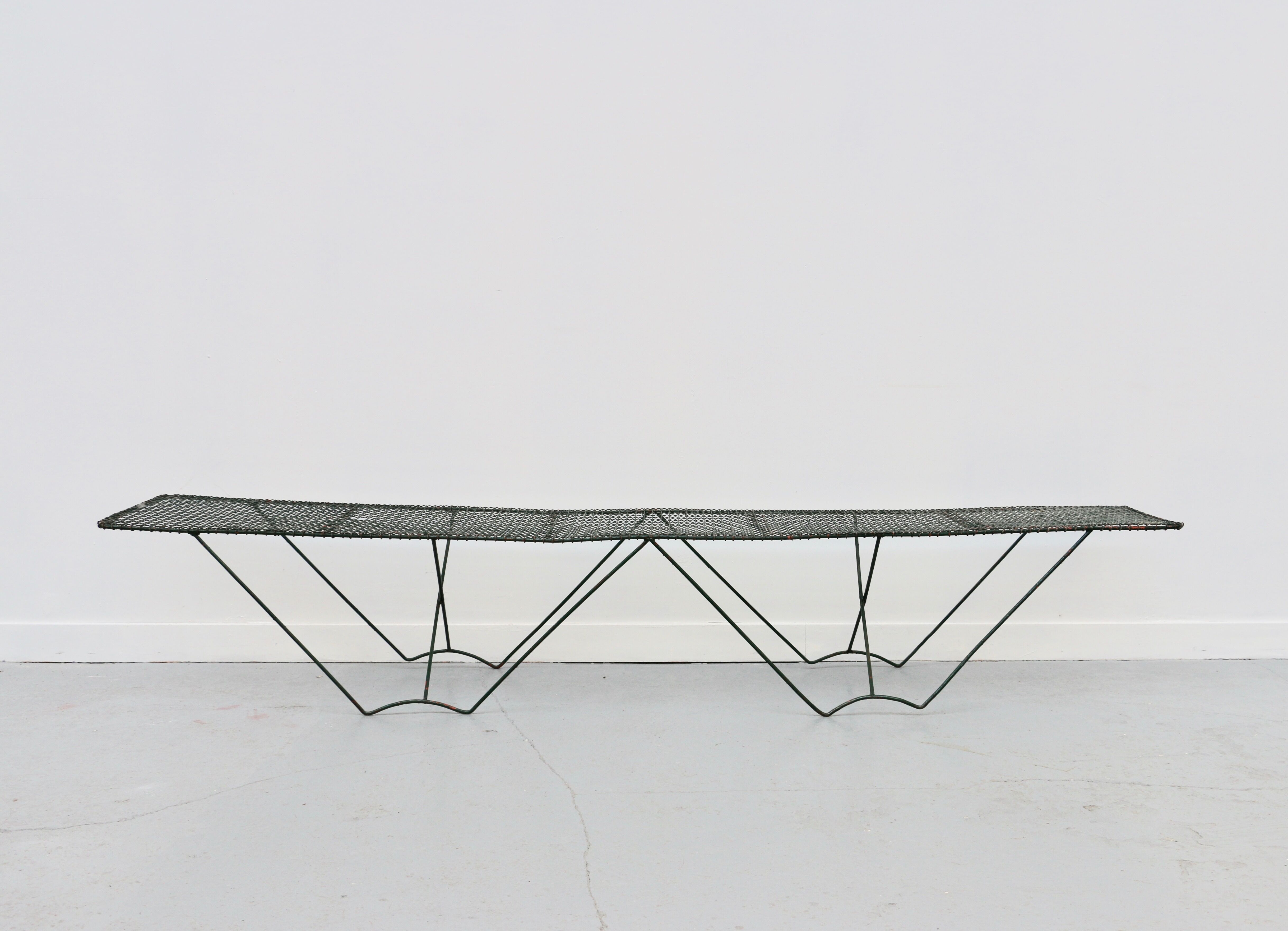Large metal coffee table