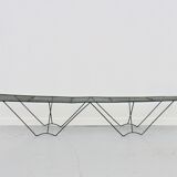 Large metal coffee table