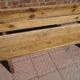 Wooden bench