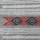 Geometric woven rug with fringes – Ethnic style – Hallway & interior