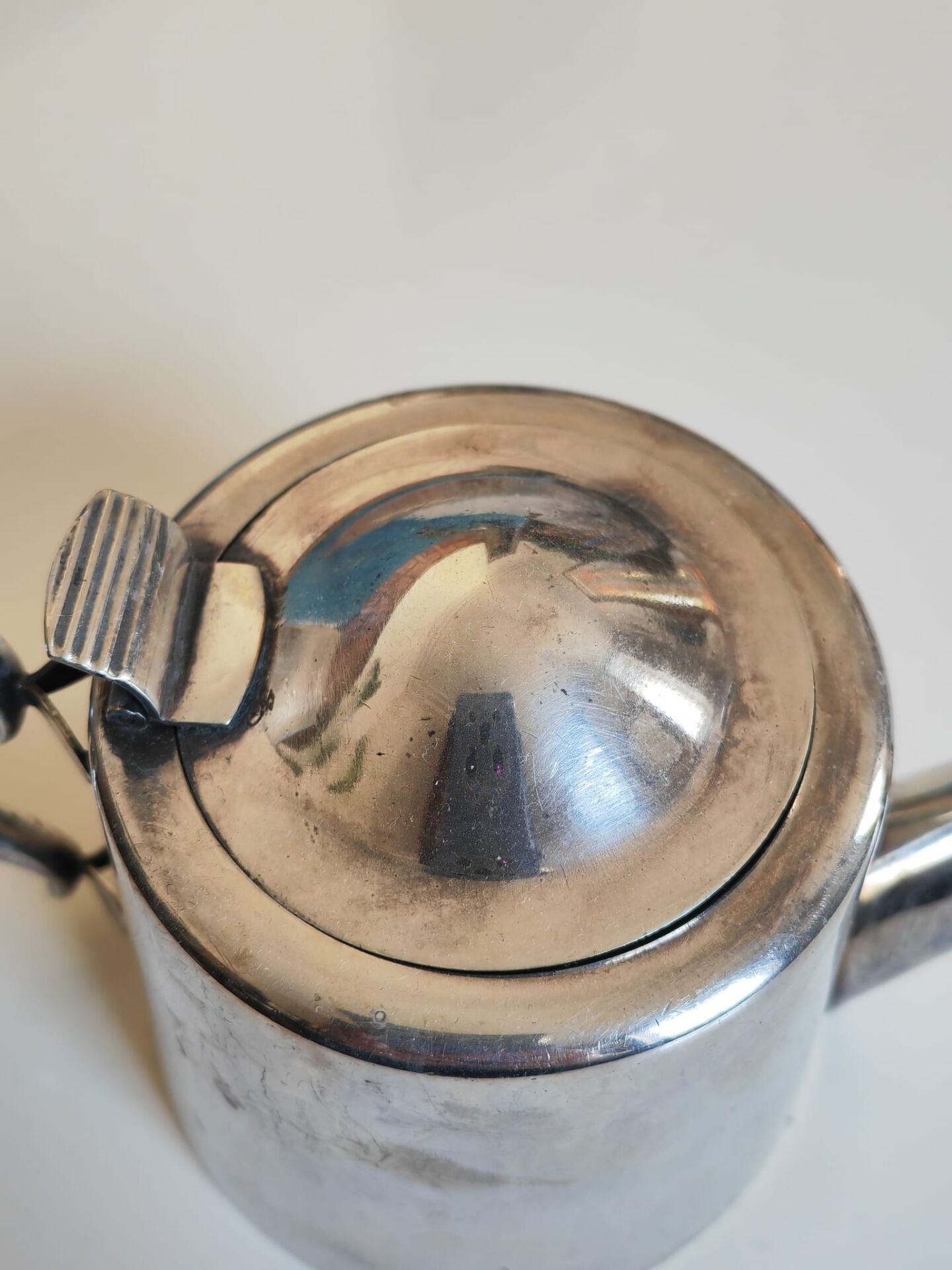 Silver-plated teapot