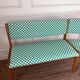 Vintage pine corner bench dining area