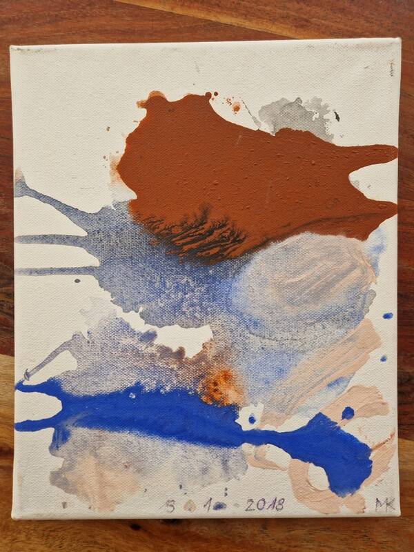 Michael Kreuter (1940-2022) - Oil on canvas - abstraction