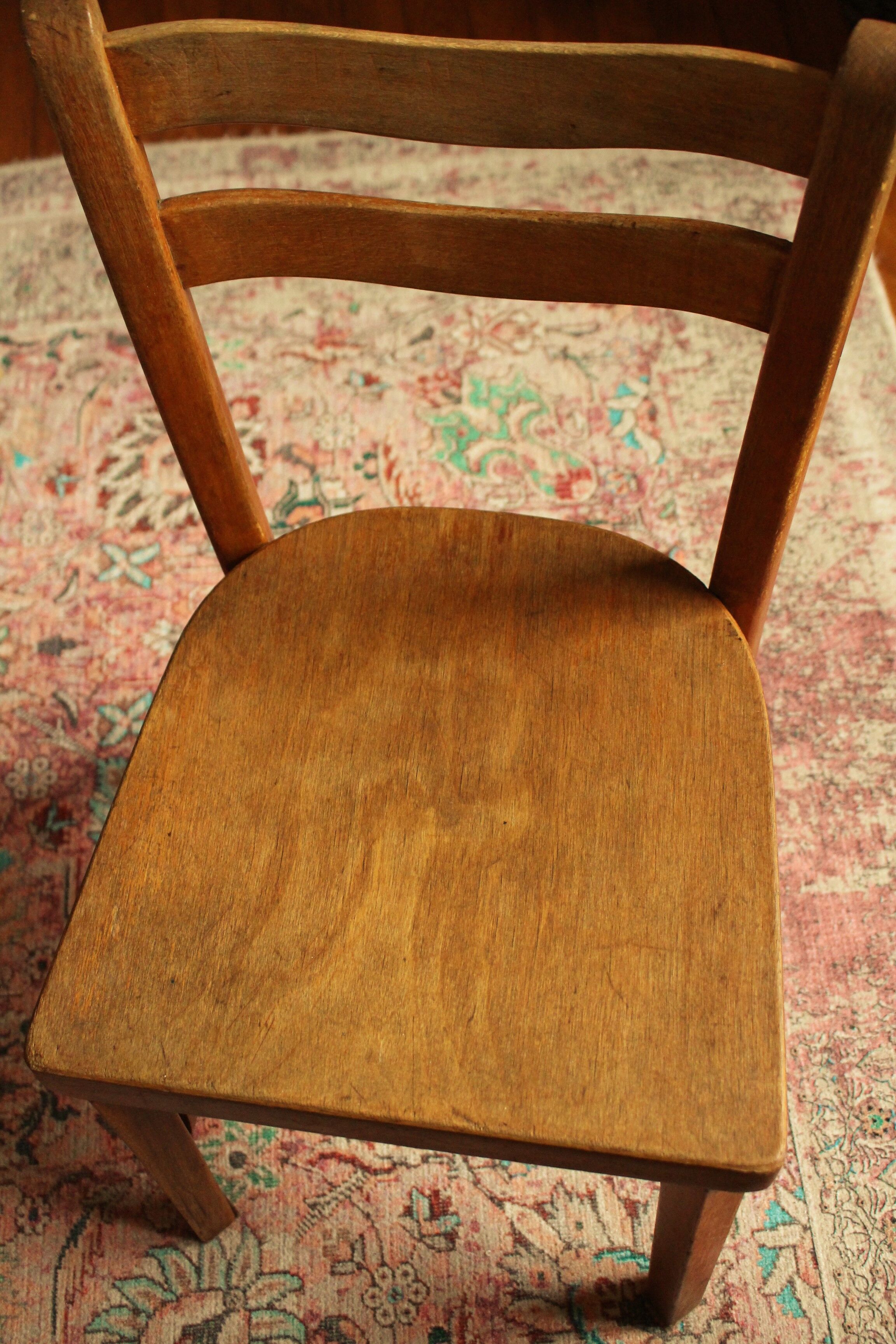 Chair bistro child wood