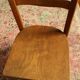 Chaise bistrot enfant bois