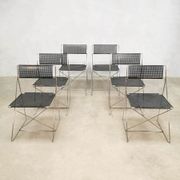 Chaises de salle à manger empilables vintage
