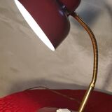 1960-70 red and gold desk lamp 32x22 good condition