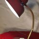 1960-70 red and gold desk lamp 32x22 good condition