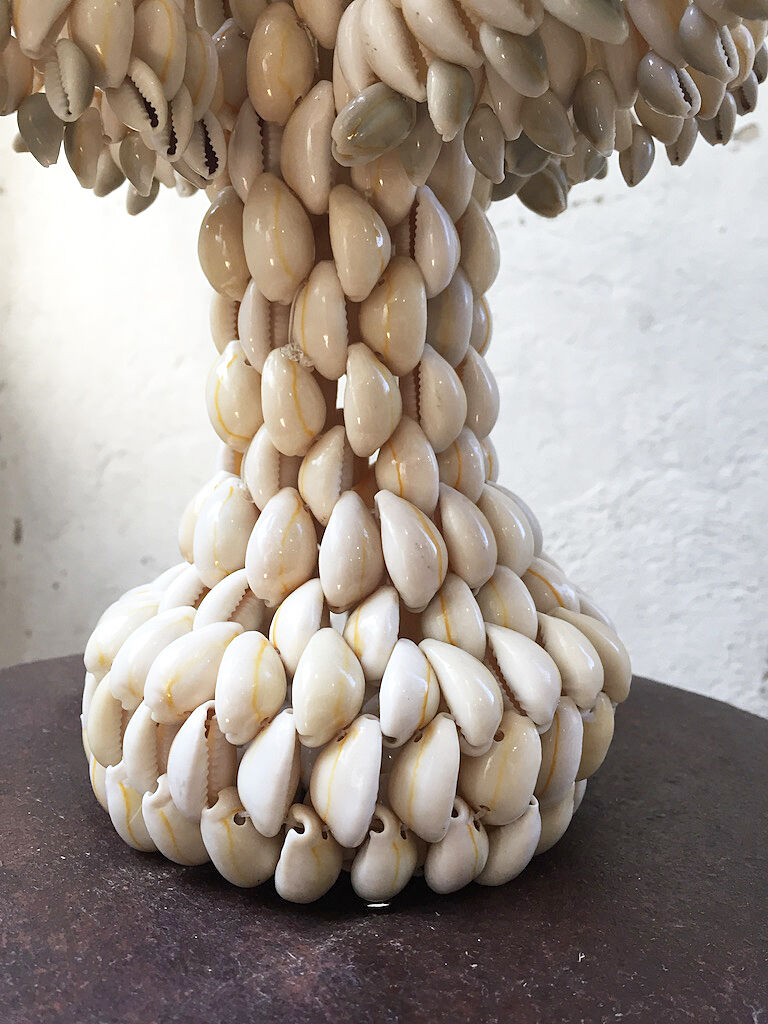 Old shell vase