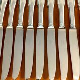 Christofle cluny ,12 couteaux à entremets fromage desserts 19,5 cm excellent état