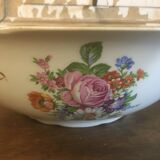 Set of tureen, salad bowl and "Irene" dish in Luneville earthenware