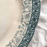 Oval ironstone dish "Sully" Choisy le Roi Hautin Boulenger et Cie