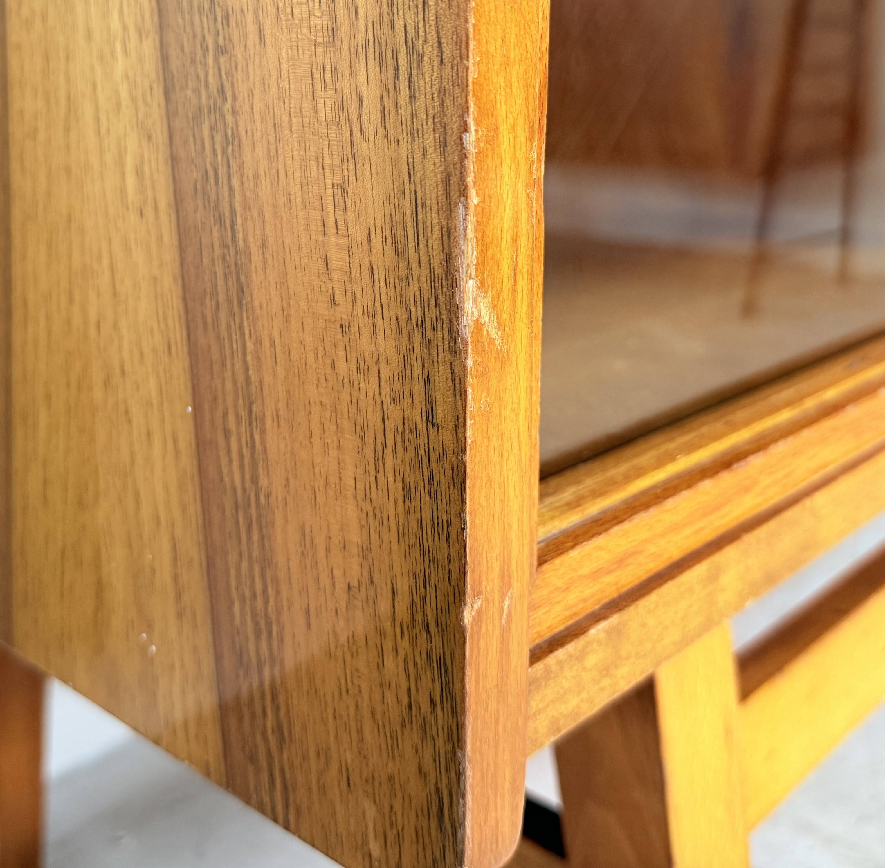 Vintage sideboard/television stand, high-gloss walnut, Bilea