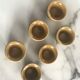 Set of 6 small ceramic candle holders