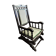 Fauteuil rocking- chair anglais  fin XIX ème
