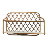 Rattan shelf