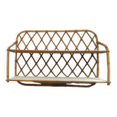 Rattan shelf