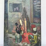 The Parade by Pierre Vérité, oil on canvas