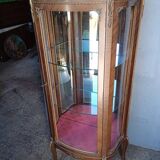 Louis XV style shelf display case from mid-20th century