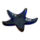 Blue glass catch-all trays