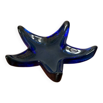 Blue glass catch-all trays