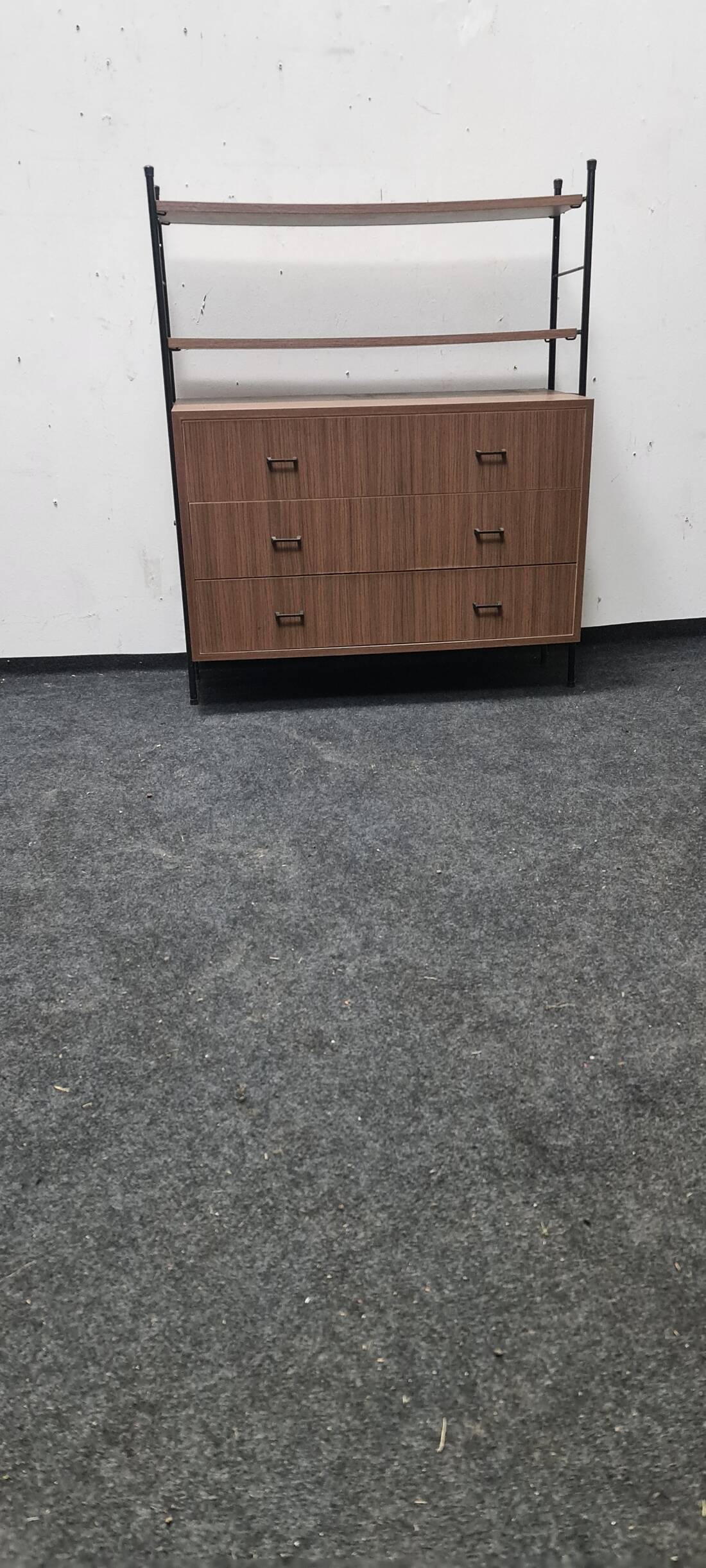 Vintage free standing shelving unit