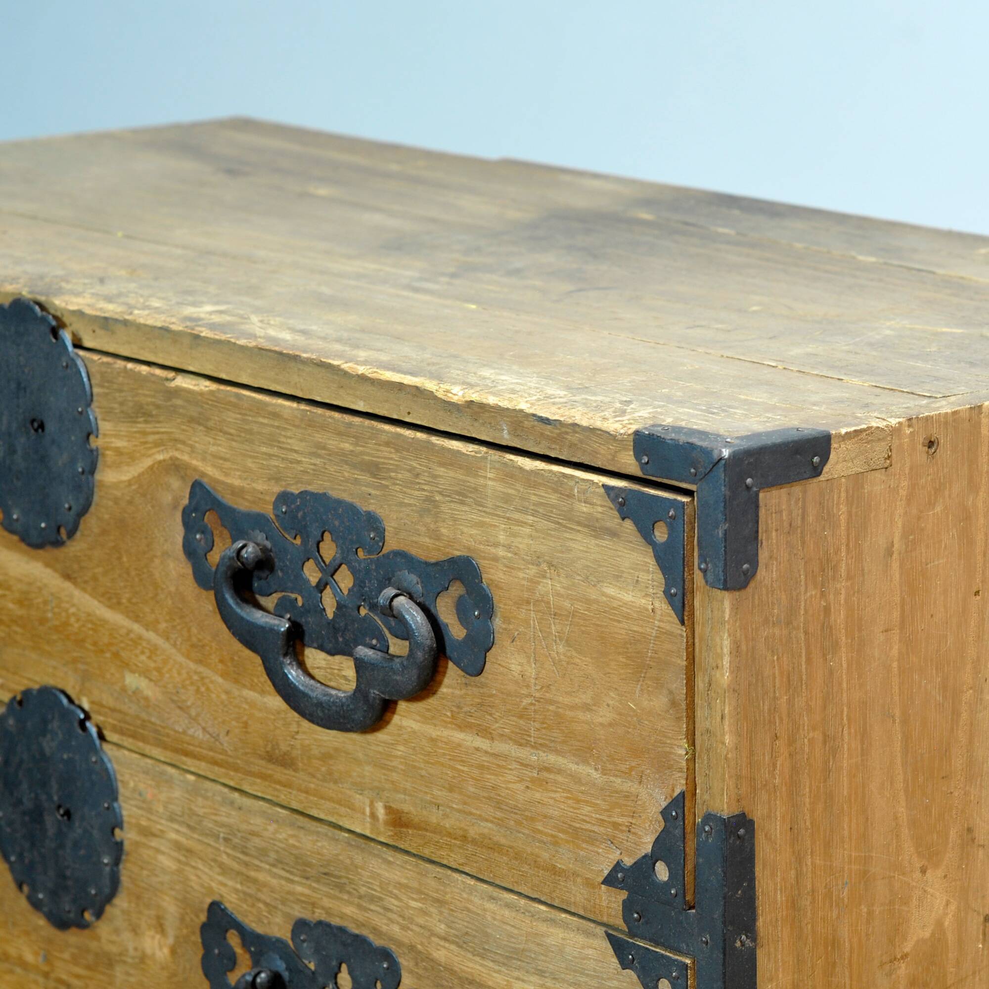Japanese Tansu chest of drawers, circa 1870