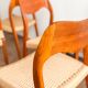 Lot de 8 chaises de salle à manger modèle 71 en teck par Niels O. Møller