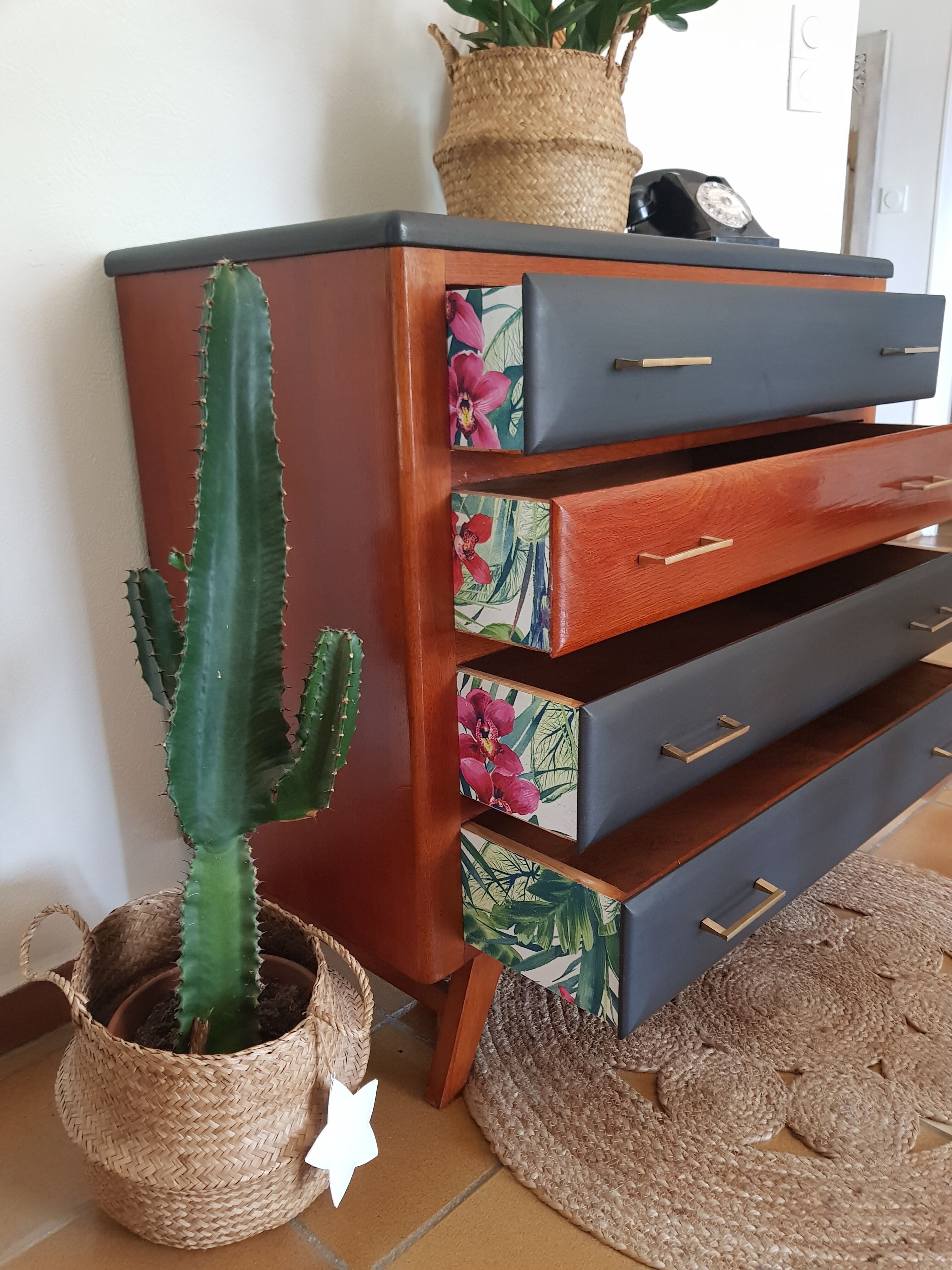 Vintage dresser redesigned