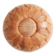 Pouf en Cuir Marocain Artisanal - Fait Main - Livré farci - Ottoman, repose-pieds, coussin de sol
