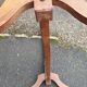 Turned wooden cradle half 20th century