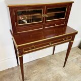 Bonheur du jour in louis xvi mahogany from the 19th century