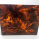 Plexiglas tortoiseshells platter in the style of Mercier, 70s