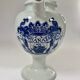 Apothecary pot, pouring model, Delft earthenware pharmacy hand-painted blue décor