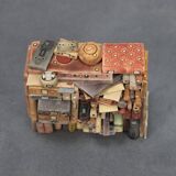 Set of 4 Vibrant Sculptures by Guy Deltour – Contemporary Belgian Art, 2000