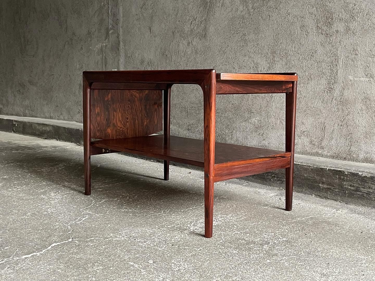 Scandinavian rosewood coffee table, 1960s