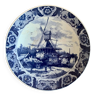 Delft plate blue