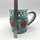 Ceramic mug by Robert Picault, 1960 Vallauris