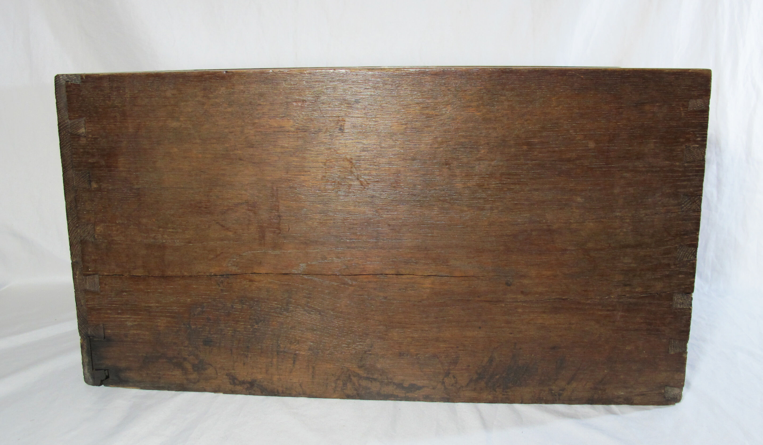 Large oak storage box