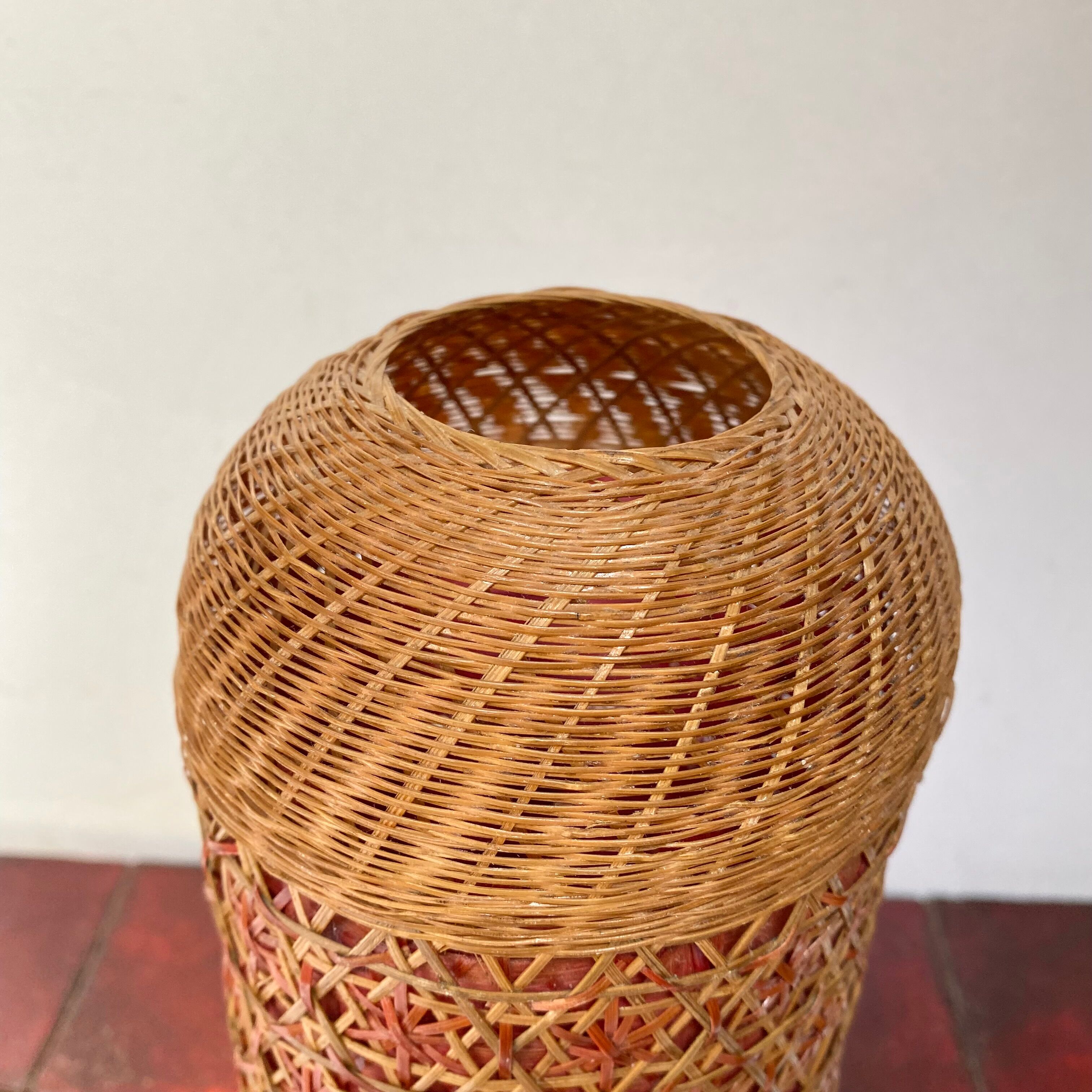 Bottle holder cover bamboo bottle