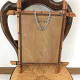 Bamboo barber mirror