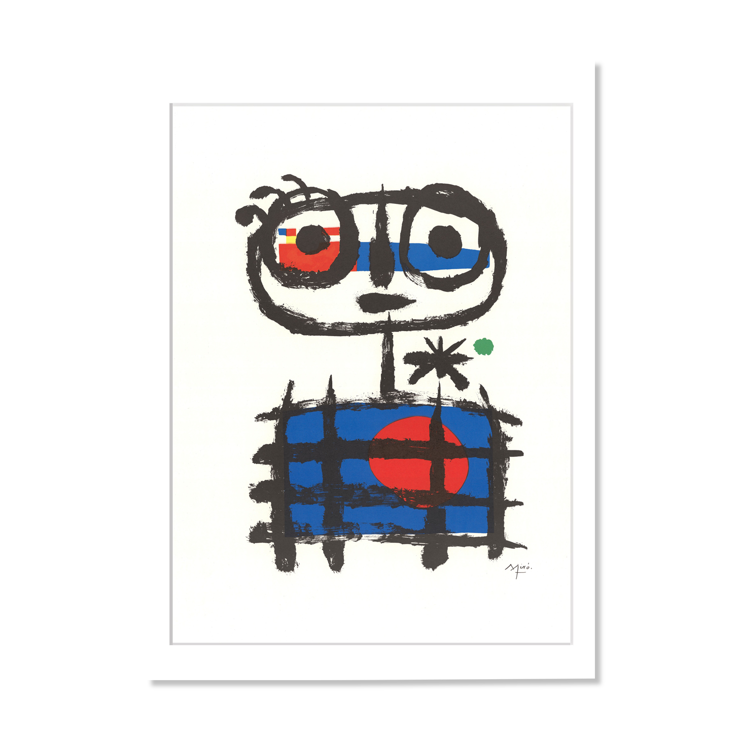 Poster after Joan miró