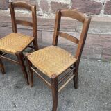 Set of 4 bistro chairs from the 1920s
