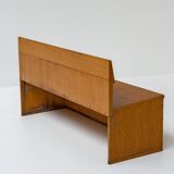 Officina Rivadossi Oak Bench, Italy 1970s
