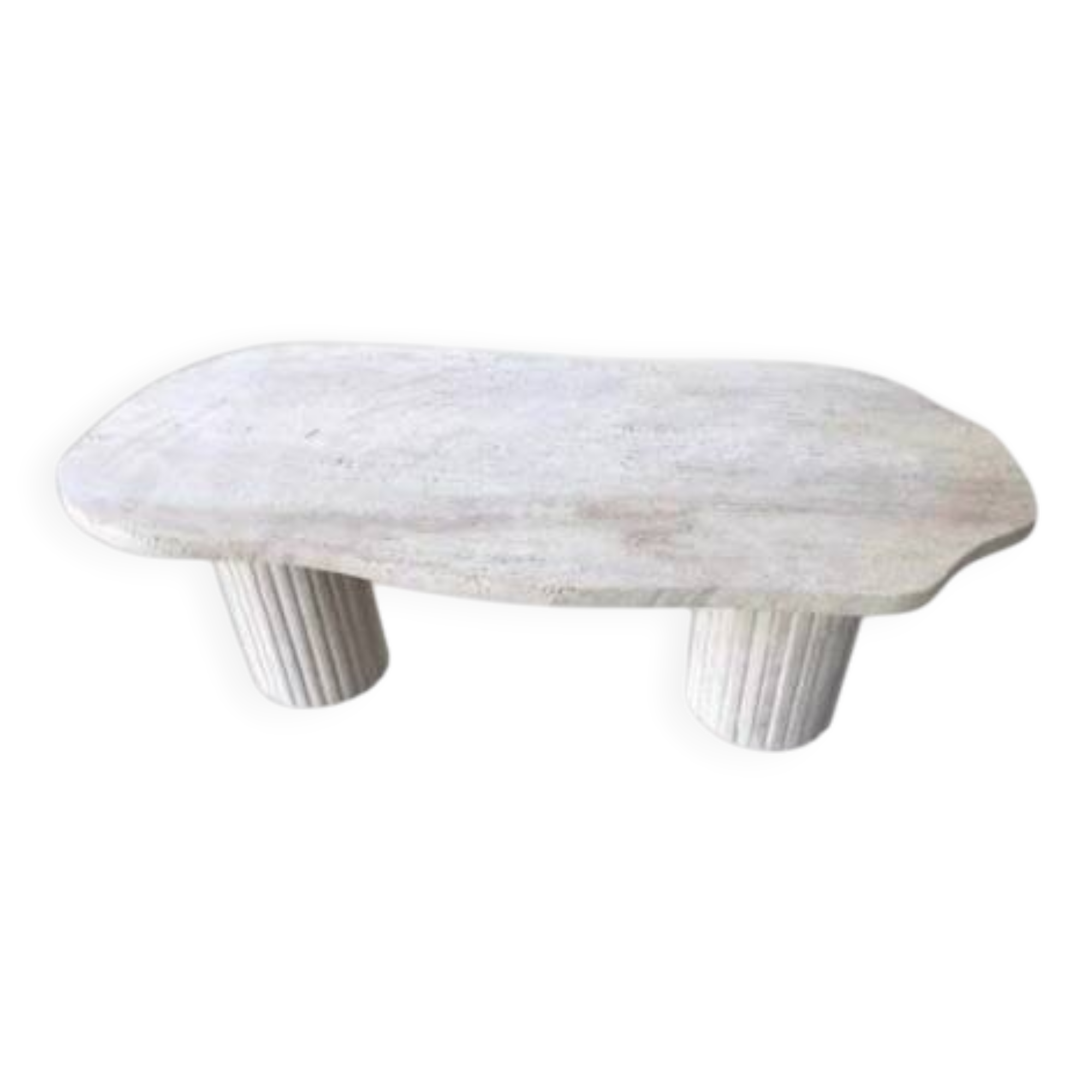 Venus Irregular Coffee Table - Natural Travertine