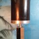 Metal & wood lamp 1970s