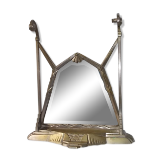 Art deco table mirror 34x32cm