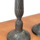 Pair of vintage bronze candlesticks