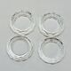 4 Ronds De Serviette En Cristal