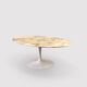 Tulip oval arabescato marble coffee table by Eero Saarinen for Knoll International 1990s